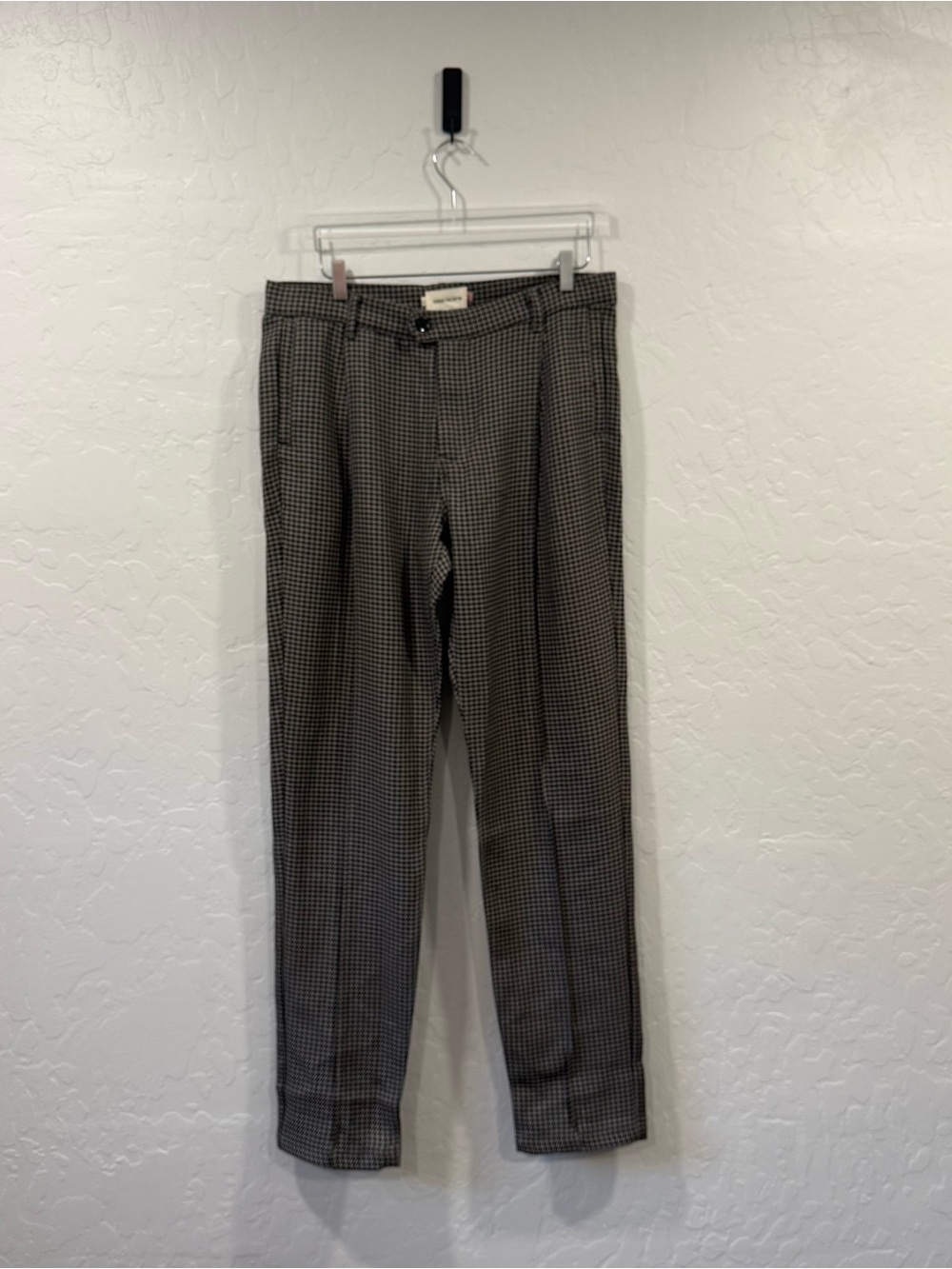 Honor the Gift Houndstooth Pleated Trousers Size 34